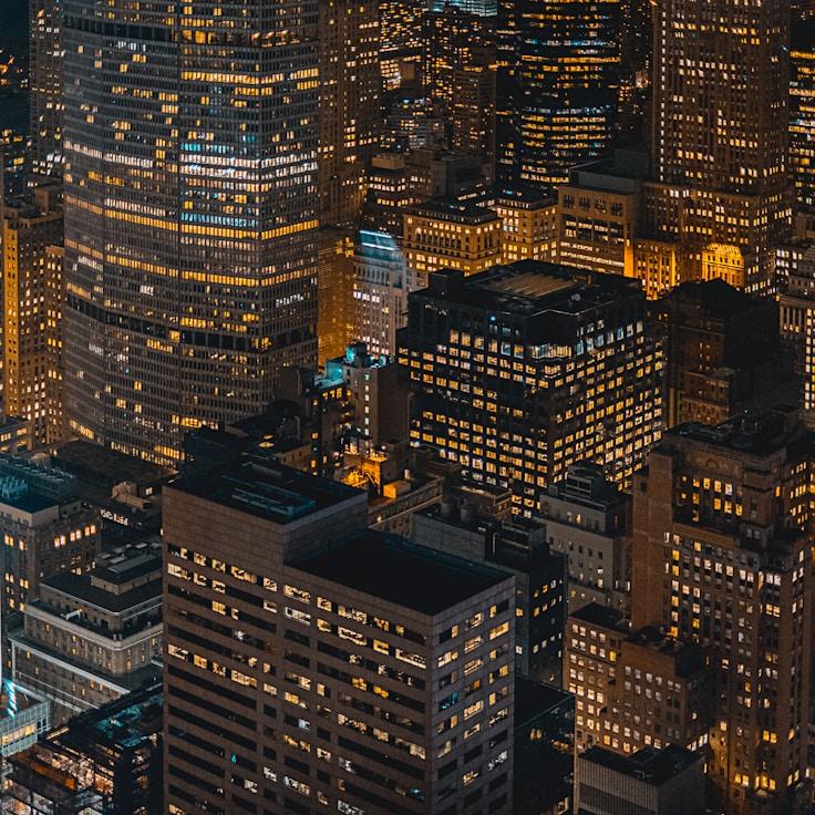 City skyline in Seattle, United States